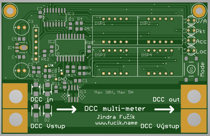 DCC meter top